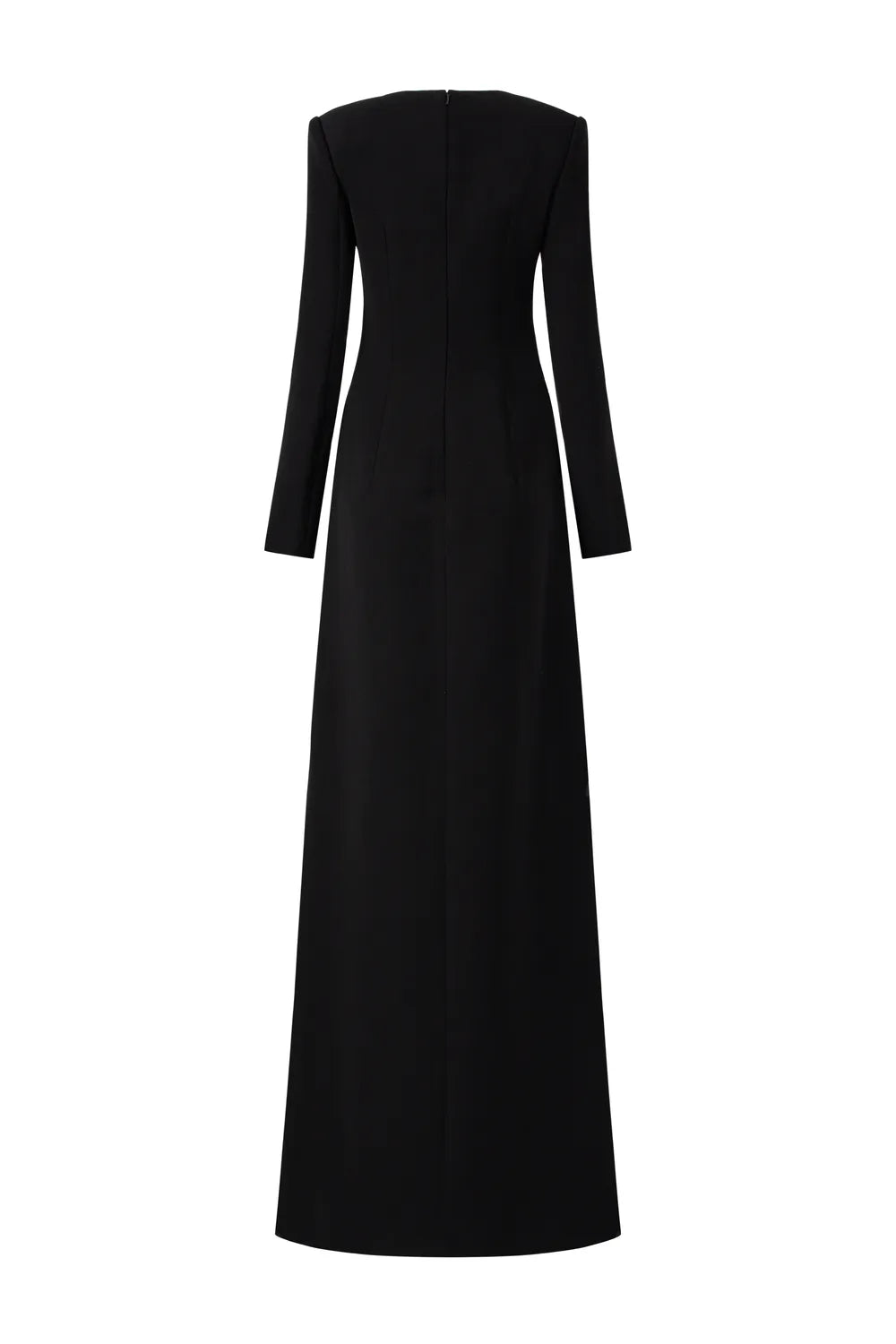 Long Sleeve Crystal Embellished Chest Dress